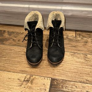 Caslon wedge booties